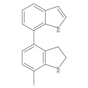 7-(7-methyl-2,3-dihydro-1H-indol-4-yl)-1H-indole Structure
