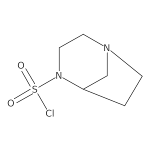 1,4-Diazabicyclo[3.2.1]octane-4-sulfonyl chloride结构式