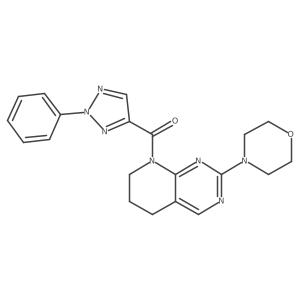 (2-morpholino-6,7-dihydropyrido[2,3-d]pyrimidin-8(5H)-yl)(2-phenyl-2H-1,2,3-triazol-4-yl)methanone Structure