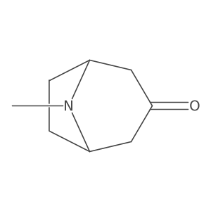 8-methyl(2,2-(2)H)-8-azabicyclo[3.2.1]octan-3-one Structure