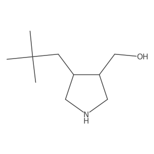 Rel-((3S,4S)-4-neopentylpyrrolidin-3-yl)methanol结构式