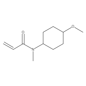 N-(4-methoxycyclohexyl)-N-methylprop-2-enamide结构式