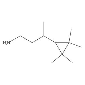 3-(2,2,3,3-Tetramethylcyclopropyl)butan-1-amine Structure
