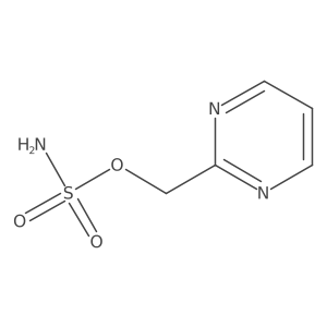 (Pyrimidin-2-yl)methyl sulfamate结构式