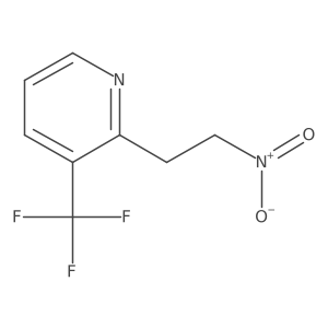 2-(2-Nitroethyl)-3-(trifluoromethyl)pyridine Structure