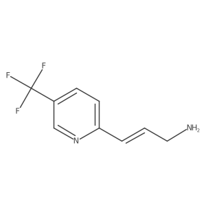 3-[5-(Trifluoromethyl)pyridin-2-yl]prop-2-en-1-amine Structure