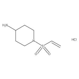 1-Ethenesulfonylpiperidin-4-ylamine hydrochloride结构式