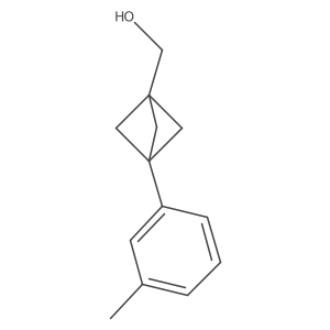 [3-(3-Methylphenyl)-1-bicyclo[1.1.1]pentanyl]methanol结构式