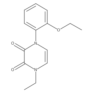 1-(2-Ethoxyphenyl)-4-ethyl-1,2,3,4-tetrahydropyrazine-2,3-dione结构式