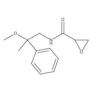 N-(2-Methoxy-2-phenylpropyl)oxirane-2-carboxamide Structure