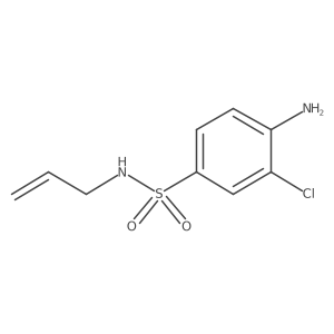 2-Chloro-4-(allylaminosulphonyl)aniline结构式