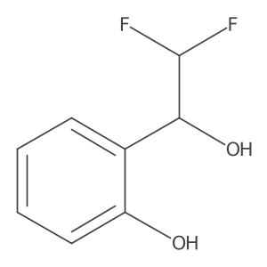 2-(2,2-Difluoro-1-hydroxyethyl)phenol Structure