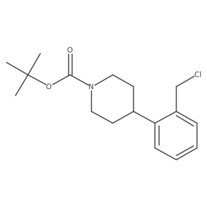 1,1-Dimethylethyl 4-[2-(chloromethyl)phenyl]-1-piperidinecarboxylate Structure