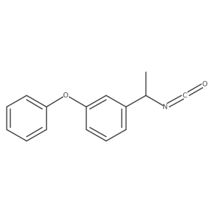 1-(1-Isocyanatoethyl)-3-phenoxybenzene结构式