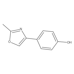 4-(2-Methyl-4-oxazolyl)phenol结构式