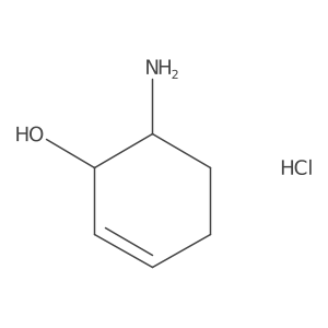 (1S,6R)-6-Aminocyclohex-2-en-1-ol hydrochloride结构式