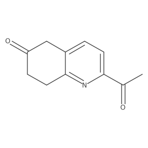 2-Acetyl-7,8-dihydroquinolin-6(5H)-one Structure
