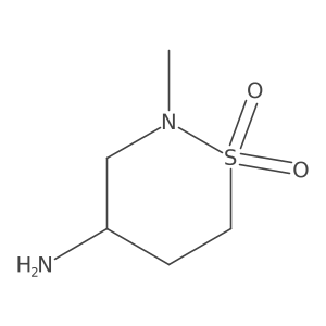 4-Amino-2-methyl-1lambda6,2-thiazinane-1,1-dione结构式
