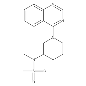 N-methyl-N-[1-(quinazolin-4-yl)piperidin-3-yl]methanesulfonamide Structure