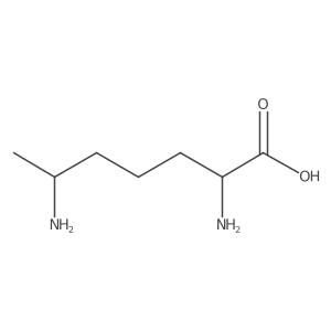 (2R)-2,6-Diaminoheptanoic acid结构式