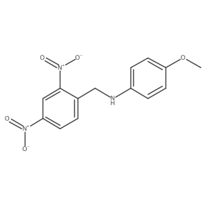 N-(4-Methoxyphenyl)-2,4-dinitrobenzenemethanamine结构式