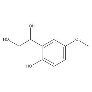 1-(2-Hydroxy-5-methoxyphenyl)ethane-1,2-diol Structure