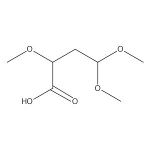 2,4,4-Trimethoxybutanoic acid Structure