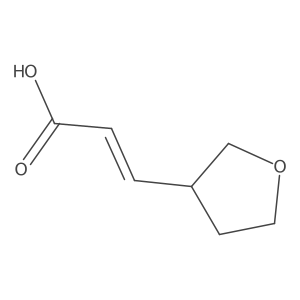 3-(Oxolan-3-yl)prop-2-enoic acid Structure