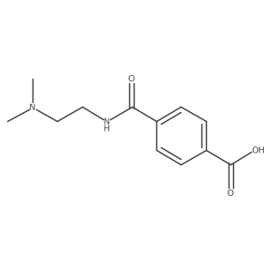 4-({[2-(Dimethylamino)ethyl]amino}carbonyl)benzoic acid Structure