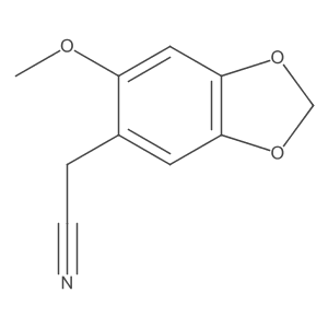 2-(6-methoxy-2H-1,3-benzodioxol-5-yl)acetonitrile结构式