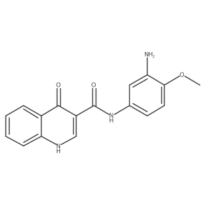 n-(3-Amino-4-methoxy-phenyl)-4-oxo-1h-quinoline-3-carboxamide Structure