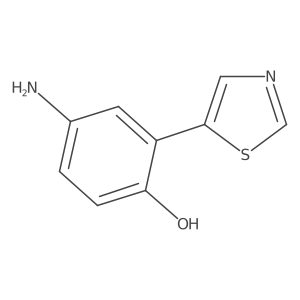 4-Amino-2-thiazol-5-ylphenol结构式