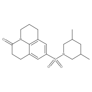 9-((3,5-dimethylpiperidin-1-yl)sulfonyl)-1,2,6,7-tetrahydropyrido[3,2,1-ij]quinolin-3(5H)-one Structure