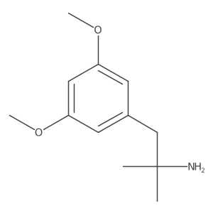1-(3,5-Dimethoxyphenyl)-2-methylpropan-2-amine结构式