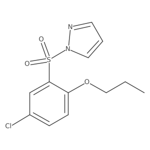 1-(5-chloro-2-propoxybenzenesulfonyl)-1H-pyrazole Structure