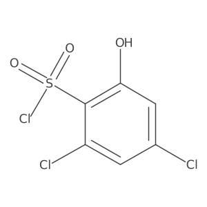 2,4-Dichloro-6-hydroxybenzene-1-sulfonyl chloride Structure