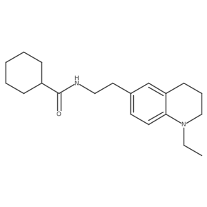 N-(2-(1-ethyl-1,2,3,4-tetrahydroquinolin-6-yl)ethyl)cyclohexanecarboxamide Structure