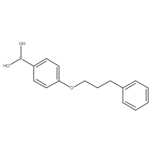 B-[4-(3-phenylpropoxy)phenyl]boronic acid Structure