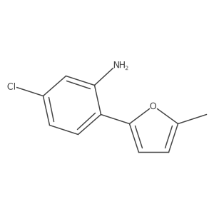 5-Chloro-2-(5-methylfuran-2-yl)aniline Structure