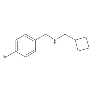 N-(4-Bromobenzyl)-1-cyclobutylmethanamine Structure