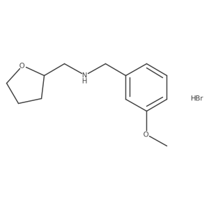 (3-Methoxy-benzyl)-(tetrahydro-furan-2-ylmethyl)-amine hydrobromide Structure