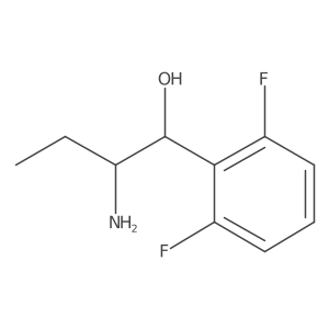 2-Amino-1-(2,6-difluorophenyl)butan-1-ol结构式