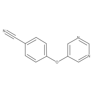 4-(5-pyrimidinyloxy)Benzonitrile Structure
