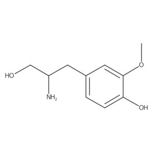 4-(2-Amino-3-hydroxypropyl)-2-methoxyphenol Structure