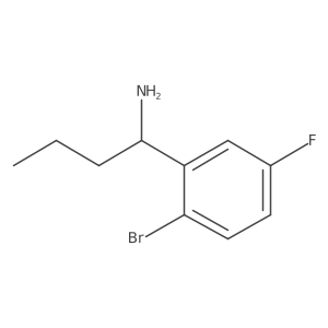 (S)-1-(2-Bromo-5-fluorophenyl)butan-1-amine Structure