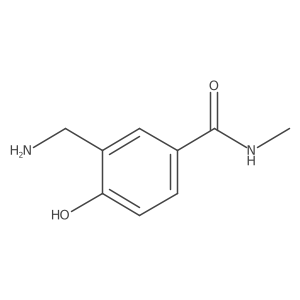 3-(Aminomethyl)-4-hydroxy-N-methylbenzamide结构式
