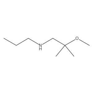 (2-Methoxy-2-methylpropyl)(propyl)amine结构式
