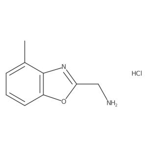 [(4-Methyl-1,3-benzoxazol-2-yl)methyl]amine hydrochloride Structure