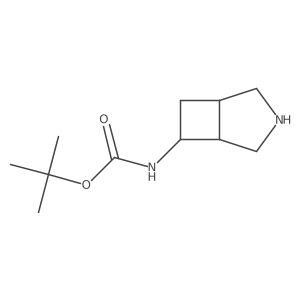 tert-butyl N-{3-azabicyclo[3.2.0]heptan-6-yl}carbamate Structure