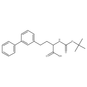(R)-4-Biphenyl-3-YL-2-tert-butoxycarbonylamino-butyric acid Structure